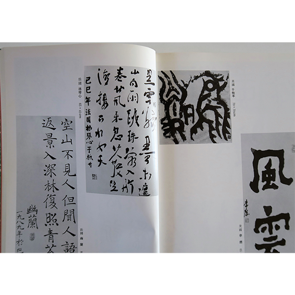 Catherine Denis artiste calligraphe française - 1989 - 2 Expo calligraphie Pékin